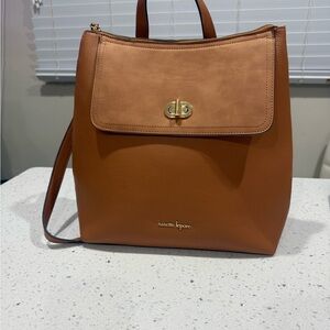 Nanette Lepore Tan Leather Backpack